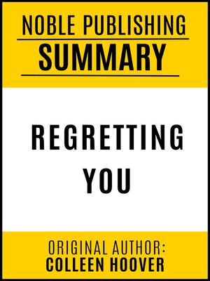 cover image of Summary of Regretting You
